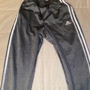 Grey adidas sweatpants